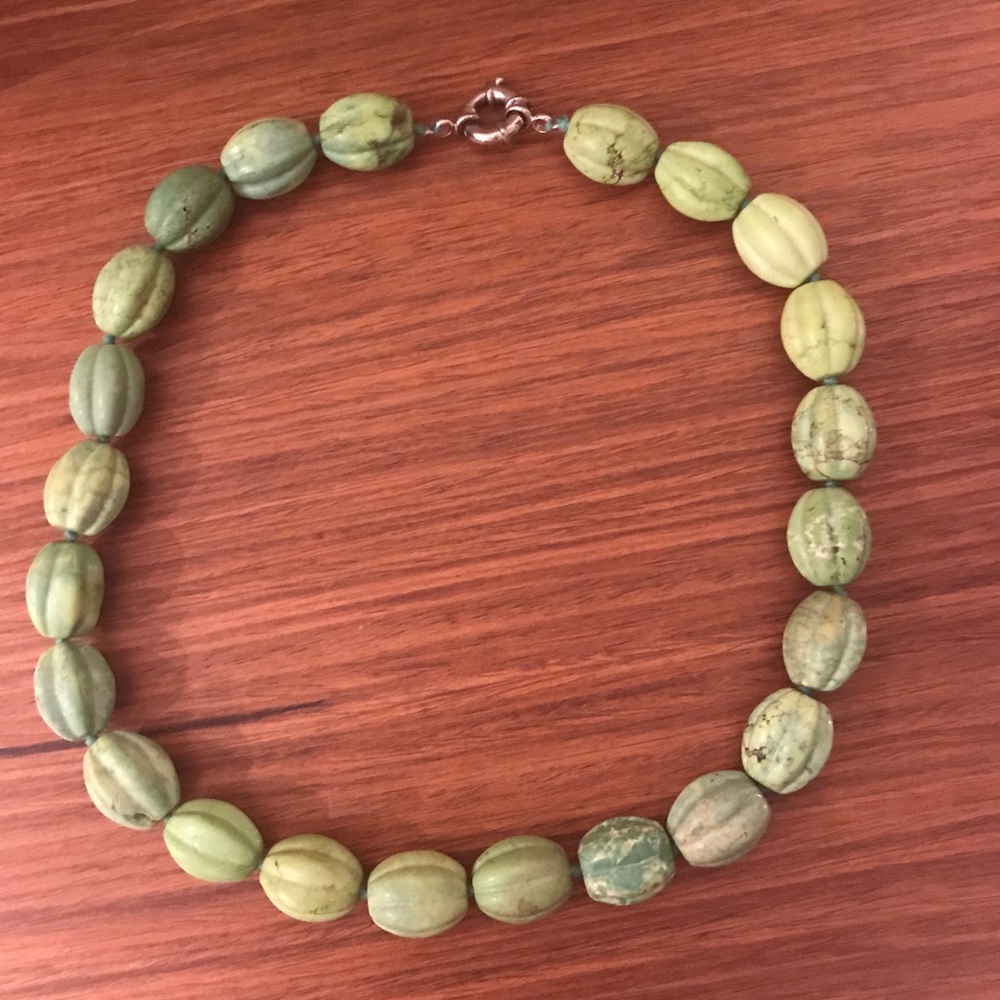 Hawaiian Natural Stones Handmade Necklace.